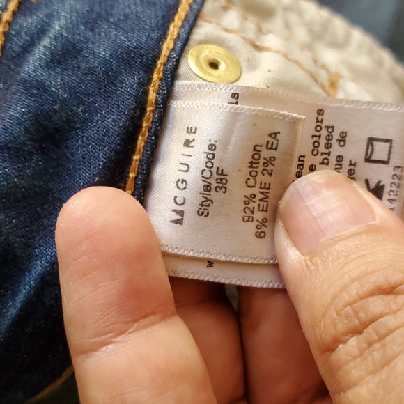 Mcguire denim skirt with front slit S29 - Picture 7 of 13